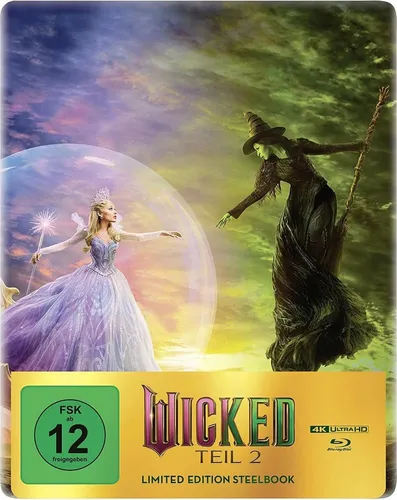 Wicked: Teil 2 (Limitiertes Steelbook A, 4K-UHD+Blu-ray) von UNIVERSAL