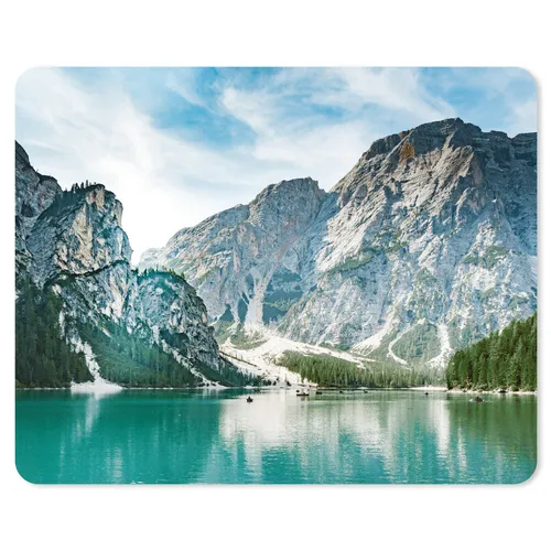 Berge Mauspad Motiv I 24 x 19 cm I Mousepad in Standard-Größe I rutschfest