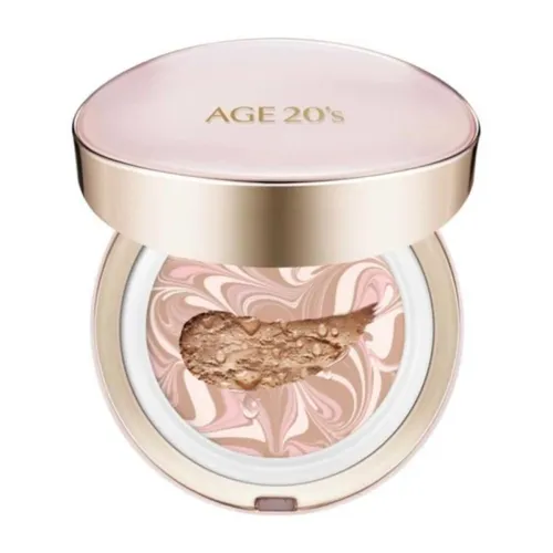 Age 20's makeup compact Farbton 21 Light Beige mit SPF50+ Sonnenschutz