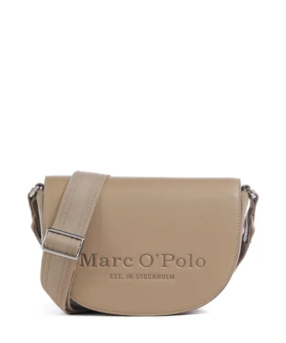 Marc O'Polo Vika S Umhängetasche - Damen in Taupe - Stylische Umhängetasche aus hochwertigem Lederimitat, ideal für den Alltag und perfekt für jeden Look.