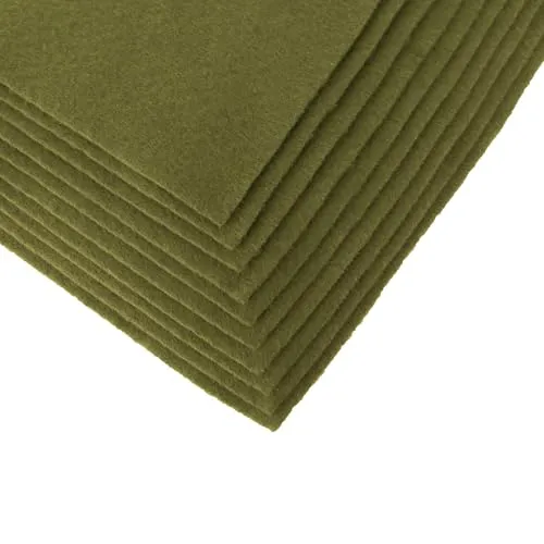 maDDma Bastelfilz Bögen 10er-Pack Flex Filz DIN A4, Stärke 1,5-2mm, Filzplatte, 29 Farben