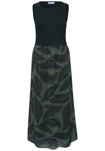 STREET ONE Midikleid LTD QR Mat Mix Chiffon Dress in grün von Street One