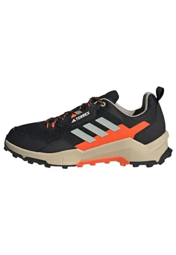 Adidas Herren Terrex AX4 Hiking Shoes, Core Black/Wonder Silver/Orange, 42 EU
