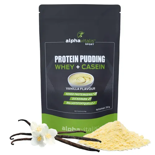 Protein Pudding Pulver 350g - Vanille - leckeres Pudding-Pulver zum Anrühren ...