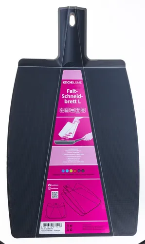 Kochblume Falt-Schneidbrett L Anthrazit 43 cm in schwarz von Kochblume