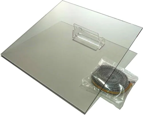 Kaminscheibe - Feuerfestes Kaminglas 320 x 320 mm, Stärke 5 mm - Ersatzteile: Hochwertige Glaskeramik für optimale Wärmebeständigkeit und Sicherheit im Kaminbetrieb.