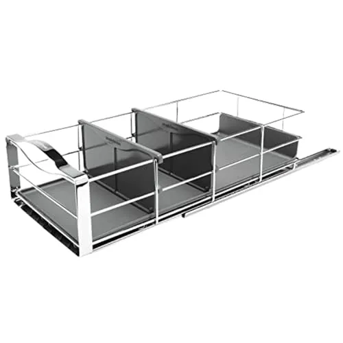 simplehuman Küchenorganizer-Set Ausziehbarer Schrank-Organisator 22,8 cm
