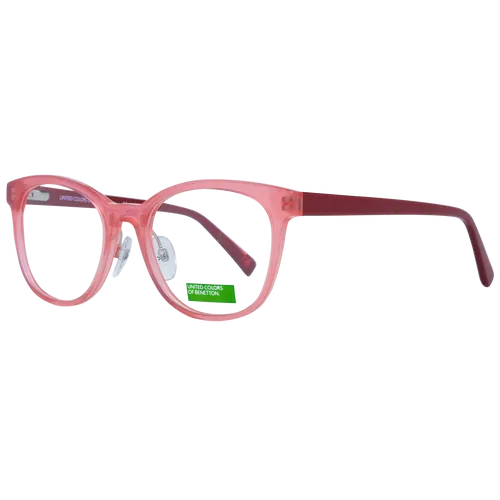 Benetton Brille BEO1040 283 50 Damen Rosa - Damen Brillenfassung in trendigem Rosa, mit komfortablem Federscharnier und inklusive Original-Etui für optimalen Schutz.