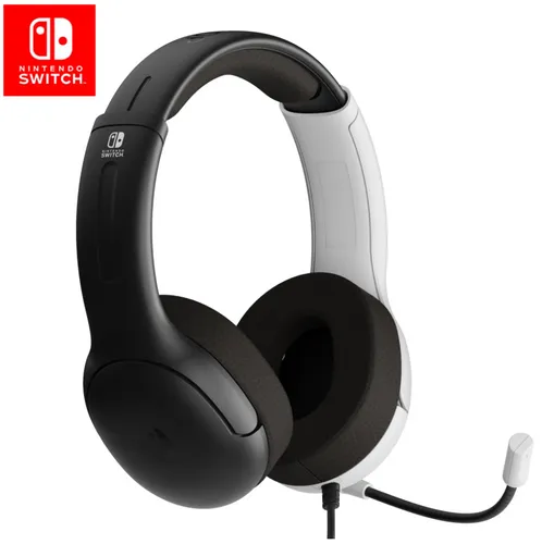 PDP Gaming LVL40 Stereo Kopfhörer mit Mic für Nintendo Switch - Gaming-Headset für Nintendo Switch mit leichtem Design, Geräuschunterdrückungsmikrofon und 40-mm-Treibern für erstklassigen Klang und Komfort.