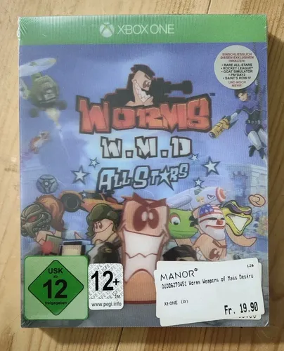 Worms W.M.D. - Tabletopspiel für PC und Videospiele - Erlebe den ultimativen strategischen Spaß mit Worms W.M.D., einem kreativen und humorvollen Spiel, das für stundenlangen Spielspaß sorgt.