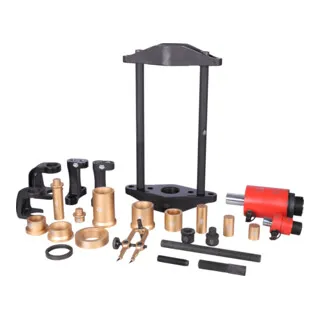 KS Tools Master-Werkzeug-Satz 36-tlg für NFZ-Bereich - Werkstatt Werkzeug für Fahrzeugwerkstätten, ideal für professionelle Anwendungen mit einer Tragkraft von 45 t und umfassender Ausstattung für effizientes Arbeiten.