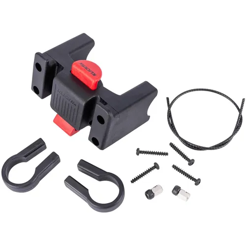 KlickFix Lenkeradapter standard Ø 22-26mm - Velogepäck Zubehör mit einfachem Montage- und Demontagesystem für einen schnellen Wechsel von Taschen und Körben.