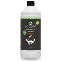 ECODOR | UF2000 4Pets Urin Geruchsentferner | 1:5 Konzentrat | Enzymreiniger gegen Hunde‐ & Katzenurin | Natürlicher Geruchsneutralisator 1 L