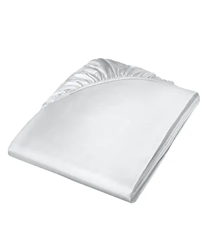 fleuresse Uni-Colours Spannbettlaken, 180 x 200 cm, Mako Satin - Hochwertiges Spannbettlaken aus 100% mercerisierter Baumwolle, ideal für Matratzen bis 23 cm Höhe. Atmungsaktiv, pflegeleicht und mit 2 Jahren Austauschgarantie bei Defekten.