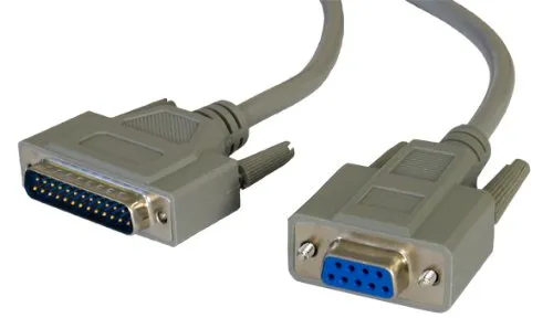 Weiblich 9 Polig Seriell RS232 Zum Männlich 25 Polig Modem/Printer Kabel Anschlusskabel 3 m [3 Meter]