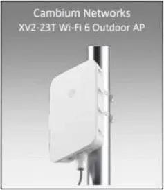 Cambium Networks XV2-23T Accesspoint - Wi-Fi 6 für stabiles Internet - Der Cambium Networks XV2-23T Accesspoint bietet Wi-Fi 6 für hohe Geschwindigkeiten und stabile Verbindungen. Ideal für die Stabmontage in gewerblichen Umgebungen.