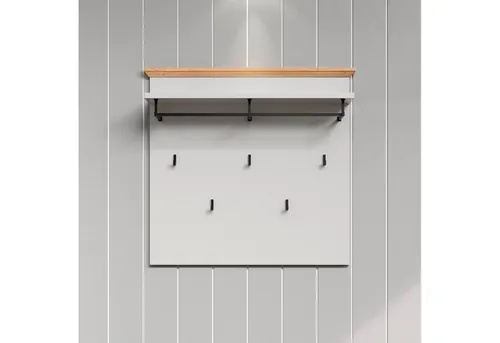 Home affaire Garderobenpaneel Herzwill in grau von Home Affaire