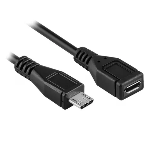 I53 Micro USB Verlängerung Micro USB Stecker auf Micro USB Buchse 30cm Ladekabel