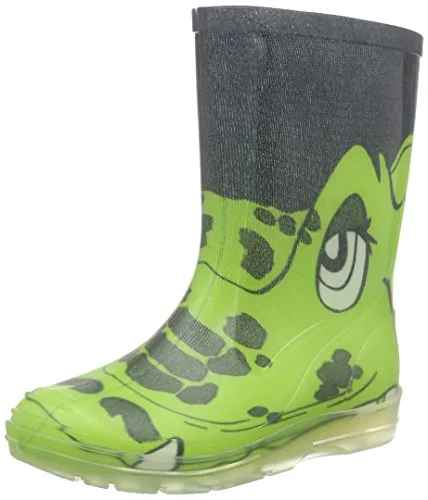 Beck Unisex Kinder Croco Gummistiefel, Grün, 31 EU - Gummistiefel für Kinder, wasserfest und mit rutschfester Sohle für sicheren Halt beim Spielen im Freien.