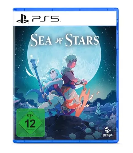 Sea of Stars - PS5 [EU Version] - PS5-Spiel mit rundenbasierten Kämpfen und fesselnder Story, erkunde eine vielfältige Welt voller Abenteuer und Charaktere.