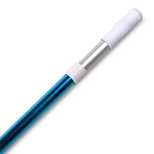 POOL Total Teleskopstange 2-teilig 1,20 bis 2,40m ausziehbar/für Kescher, Bürsten mit Aufnahme von 3cm/ Standard-Tteleskopstange