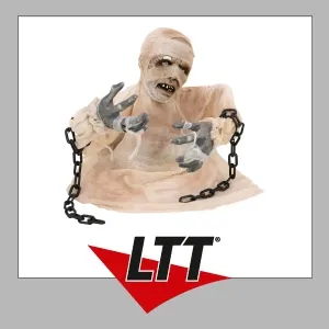 EUROPALMS Halloween Groundbreaker Mumie, animiert 40cm