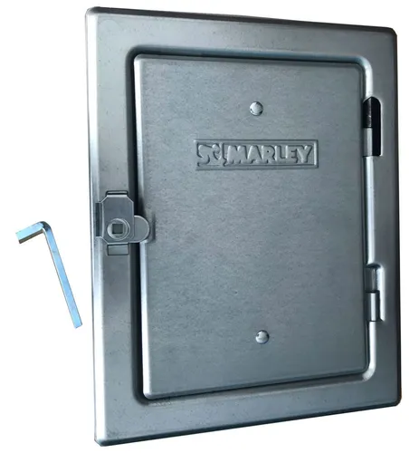 Marley Kamintür Edelstahl 140x205mm Reinigungsklappe Schornsteintür Revision