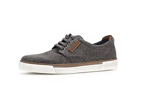 Pius Gabor Herren Sneaker Low - Bequeme Freizeitschuhe mit Wechselfußbett - Herren-Sneaker mit flacher TR-Sohle und schnürbarem Kurzschaft, ideal für Alltag und Freizeit. Das Wechselfußbett sorgt für individuellen Komfort.