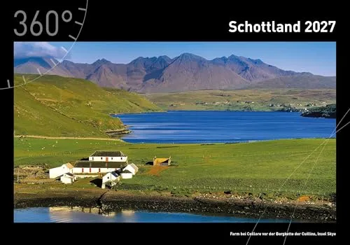 Schottland Premiumkalender 2027 - Entdecken Sie die Schönheit Schottlands mit 13 atemberaubenden Fotografien von Hartmut Krinitz. Hochwertiger Kalender im 50 cm x 35 cm Format für jeden Raum.