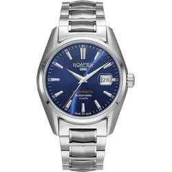 Produktbild Herrenuhr ROAMER 210665 41 45 20 in klassischem Marineblau zum Schwimmen.