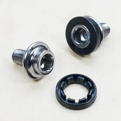 Kurbelschraube M8x1 mit Gewindelänge 15 mm 2 Stück mit Abdeckkappe