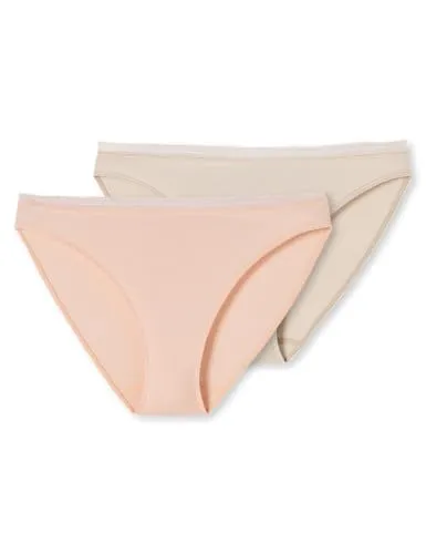 Schiesser 2 Pack Slip Unterwäsche mit Spitze - Cotton Mix