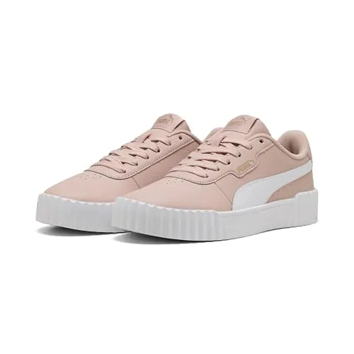 PUMA Damen Carina 3.0 Sneaker - Rose Quartz White Gold, 38.5 EU - Damen-Sneaker mit trendigem Design und optimalem Tragekomfort für den ganzen Tag.