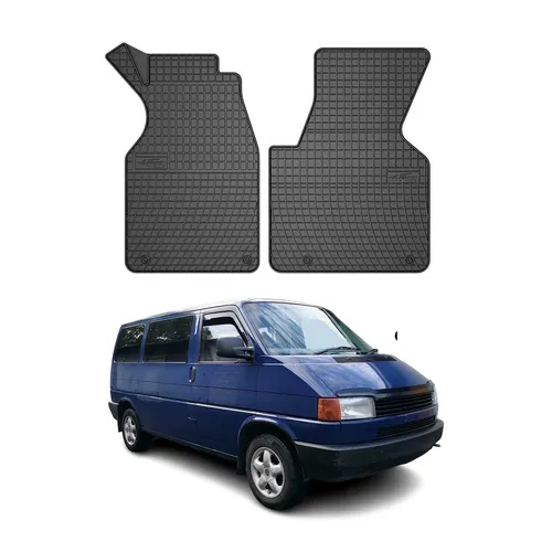 OMAC Auto-Fußmatten für VW Transporter T4 1990-2003 - Fahrzeugspezifische Gummimatten, wasserdicht und rutschfest, bieten perfekten Schutz und einfachen Komfort für den Innenraum Ihres VW Transporter.