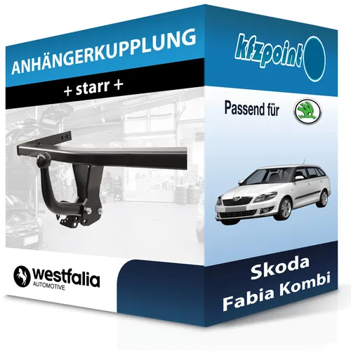 Produktbild Westfalia starre Anhängerkupplung für Skoda Fabia Kombi 2018-2022