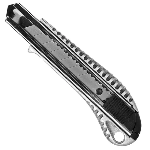 Universal Cuttermesser mit robusten Aluminium-Gehäuse und rutschsicherem Griff