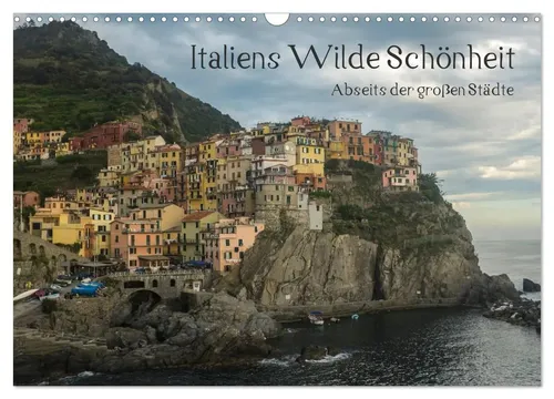 Italiens wilde Schönheit - Abseits der großen Städte (Wandkalender 2026) - Entdecken Sie versteckte Perlen Italiens mit diesem DIN A3 Querformat Kalender. Ideal für Reisefans und Italienliebhaber, bringt er die Vielfalt des Landes direkt in Ihr Zuhause.