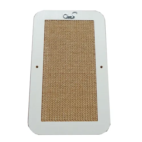 CatS Design Kletterwand für Katzen – Stabiler Wandkratzbaum in Weiß - Praktisches Wandkratzbrett für Katzen, ideal zur Krallenpflege und als Spielplatz. Aus hochwertigem Holz und Brasilianischem Natursisal gefertigt, bietet es Stabilität und Langlebigkeit. Perfekt für eine harmonische Integration in Ihr Zuhause.
