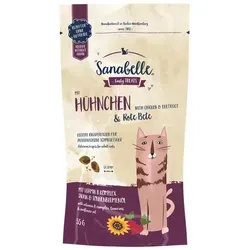 Sanabelle Knusperkissen Huhn & Rote Beete | 55g Katzensnack