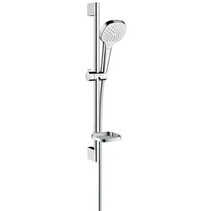 hansgrohe Croma Select E Brauseset 110mm - Brausegarnituren mit TurboRain und IntenseRain Strahlarten, QuickClean für einfache Kalkentfernung, ideal für entspannende Duscherlebnisse.