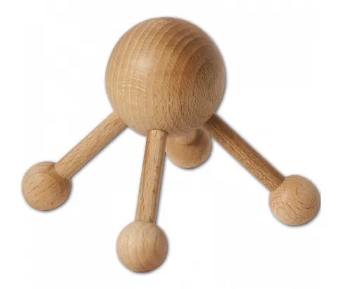 Holz Handmassageroller 4 Beine von Hofmeister Holzwaren