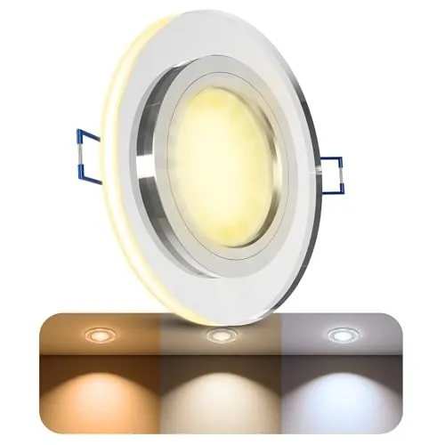 SSC-LUXon YAPU Glas Einbaustrahler mit LED Ring von SSC-LUXon