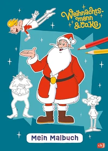 Weihnachtsmann & Co. KG – Mein Malbuch: Beschäftigung mit zahlreichen Malvorlagen für Kinder ab 4 Jahren (Weihnachtsmann & Co. KG – Activity, Band 1)