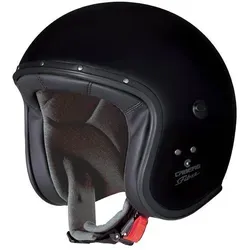 Caberg Freeride X Jethelm - Matt-Schwarz - XL - Motorradhelm mit elegantem Vintage-Look, ECE 22.06 zertifiziert, und vorbereitet für das Pro Speak Evo Kommunikationssystem für kabellose Kommunikation und Musikgenuss.