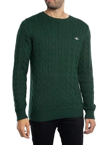 Gant Cable Pullover Grün XL von GANT
