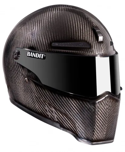 Bandit Motorradhelm Alien II Carbon Helm grau S (55/56) - Motorradhelm aus leichtem Carbon, ECE 22.05 zertifiziert für optimalen Schutz. Ideal für anspruchsvolle Fahrer, die Wert auf Sicherheit und Stil legen.