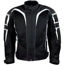 roleff Motorradjacke RO 607 4 Taschen, mit Sicherheitsstreifen grau|schwarz 4XL