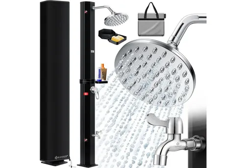 KESSER Solardusche 60 Liter – Gartendusche mit warmem Wasser