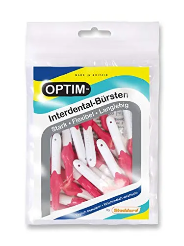 Healthing OPTIM Interdentalbürsten 16er Packung, pink 0,4mm Größe 0
