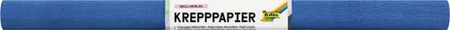 folia Krepppapier-Rolle (B)500 mm x (L)2,5 m brillantblau
